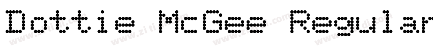 Dottie McGee Regular字体转换